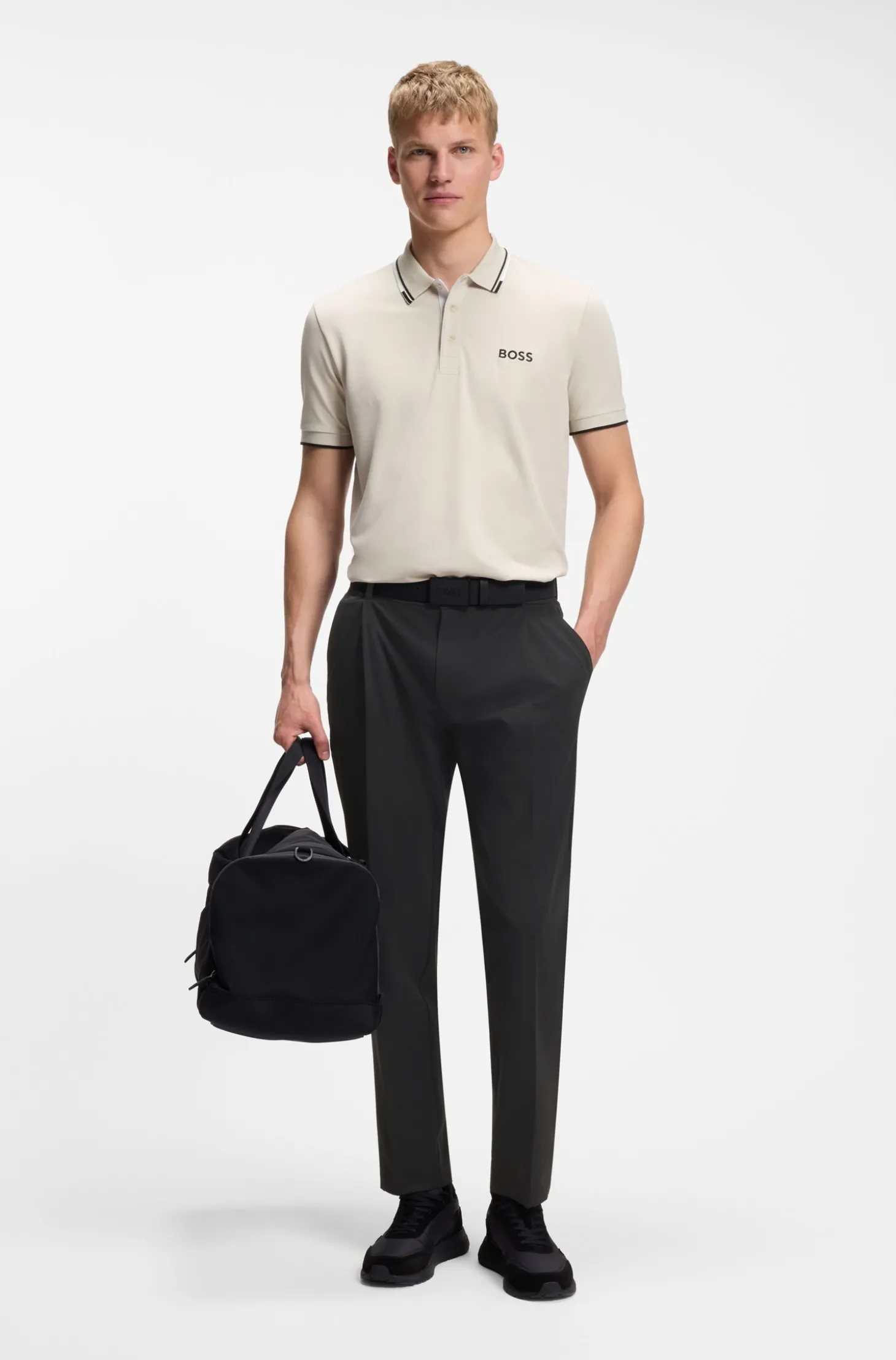Relaxed-Fit Hose mit Bundfalten auf der Vorderseite