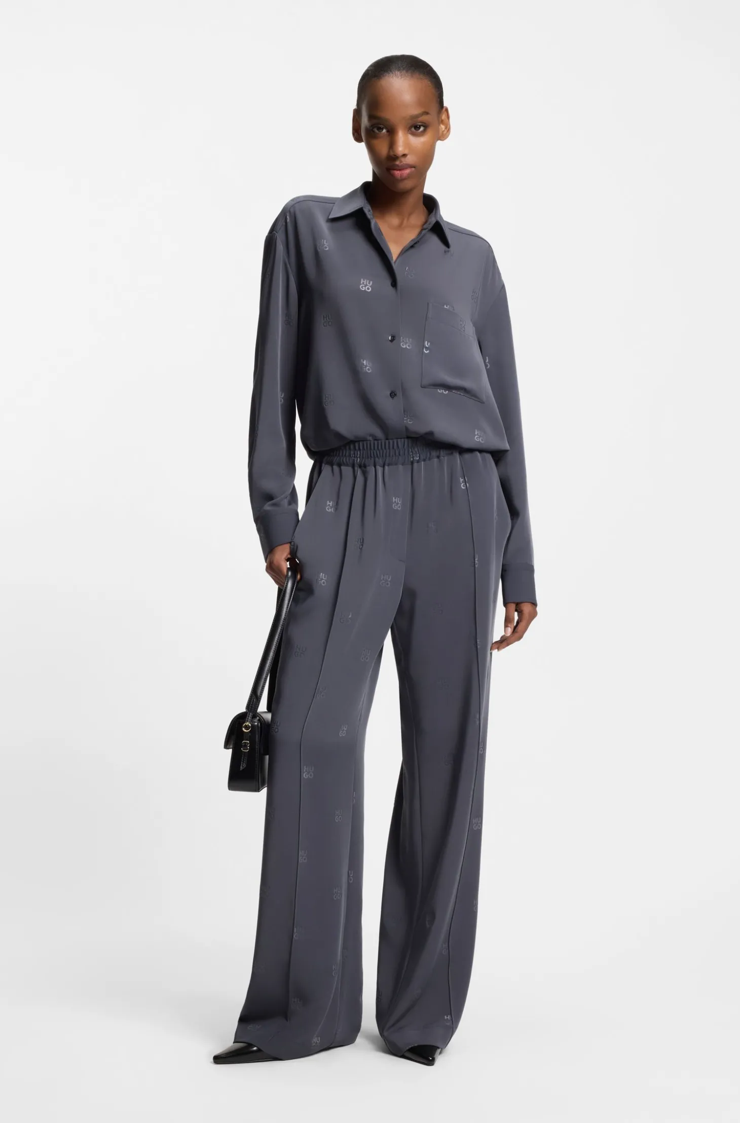 Relaxed-Fit Hose mit Stack-Logos