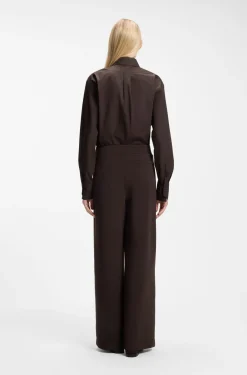 Relaxed-Fit Hose mit weitem Beinverlauf und Double-B-Logo