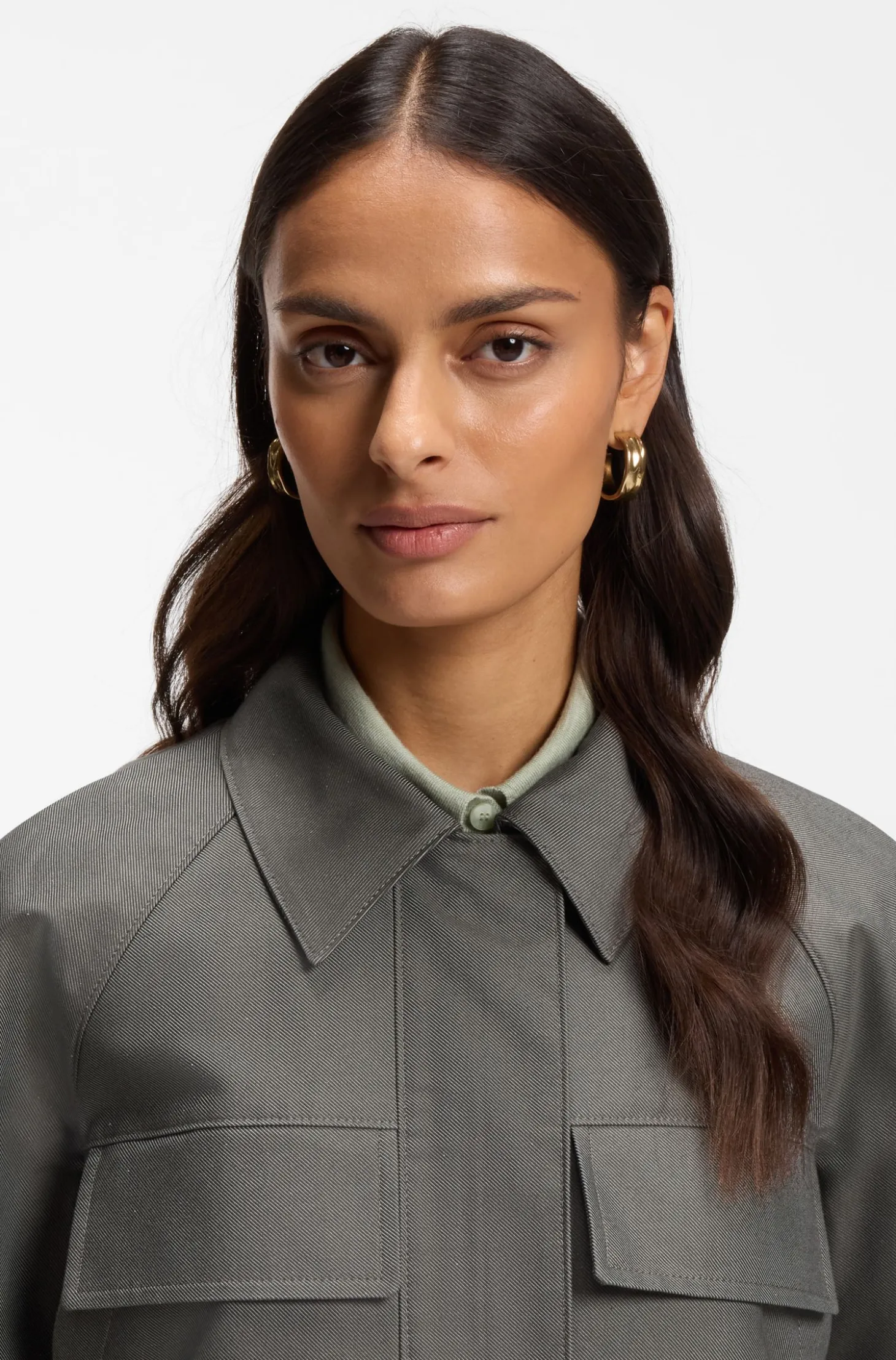 Relaxed-Fit Jacke aus Baumwoll-Denim