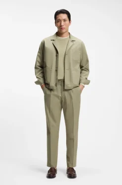 Relaxed-Fit Jacke aus Baumwolle