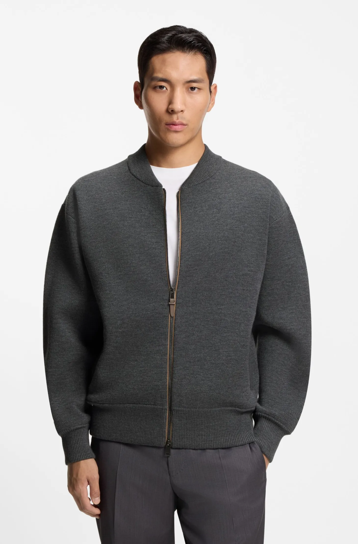 Relaxed-Fit Jacke aus Schurwolle