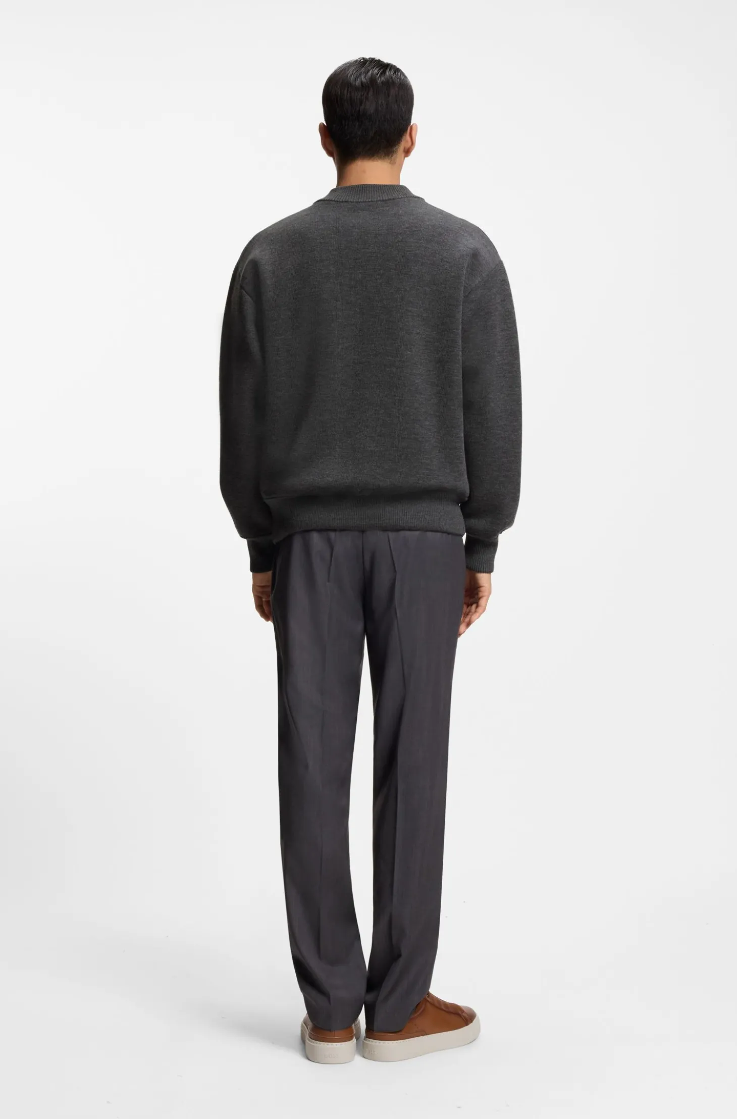 Relaxed-Fit Jacke aus Schurwolle