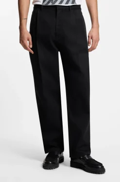 Relaxed-Fit Jeans aus tiefschwarzem japanischem Denim