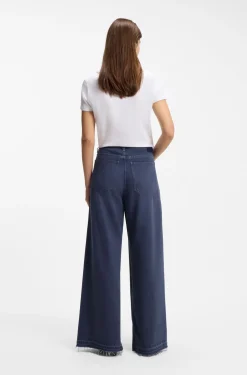 Relaxed-Fit Jeans mit weitem Bein