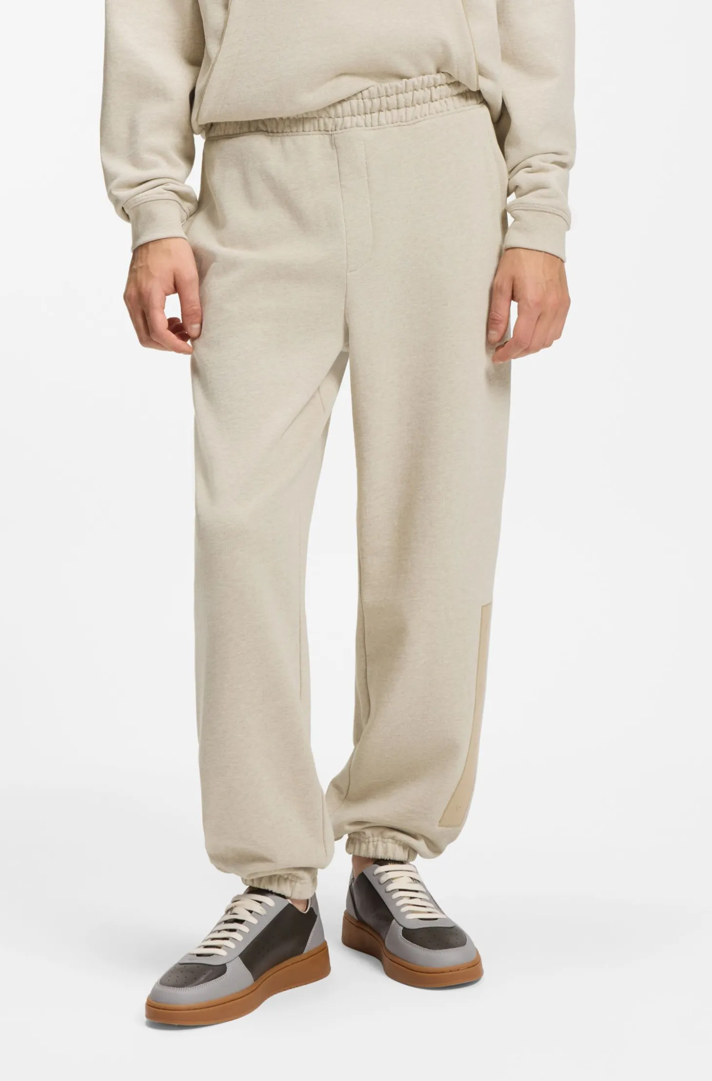 Relaxed-Fit Jogginghose aus Baumwolle mit Logo-Besatz
