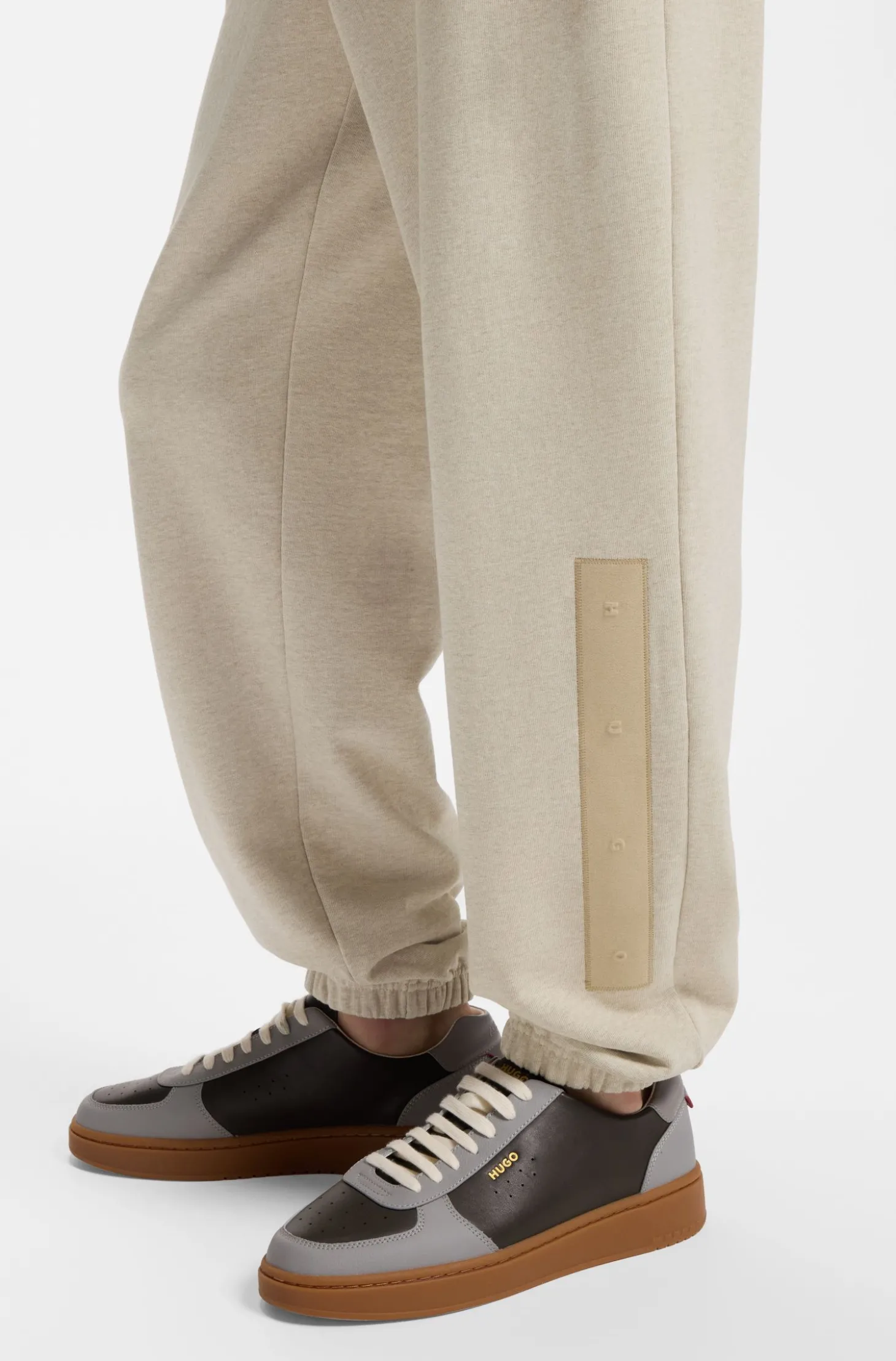 Relaxed-Fit Jogginghose aus Baumwolle mit Logo-Besatz