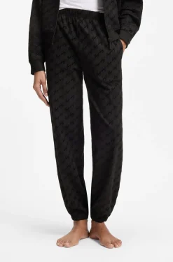 Relaxed-Fit Jogginghose mit geflocktem Logo-Print