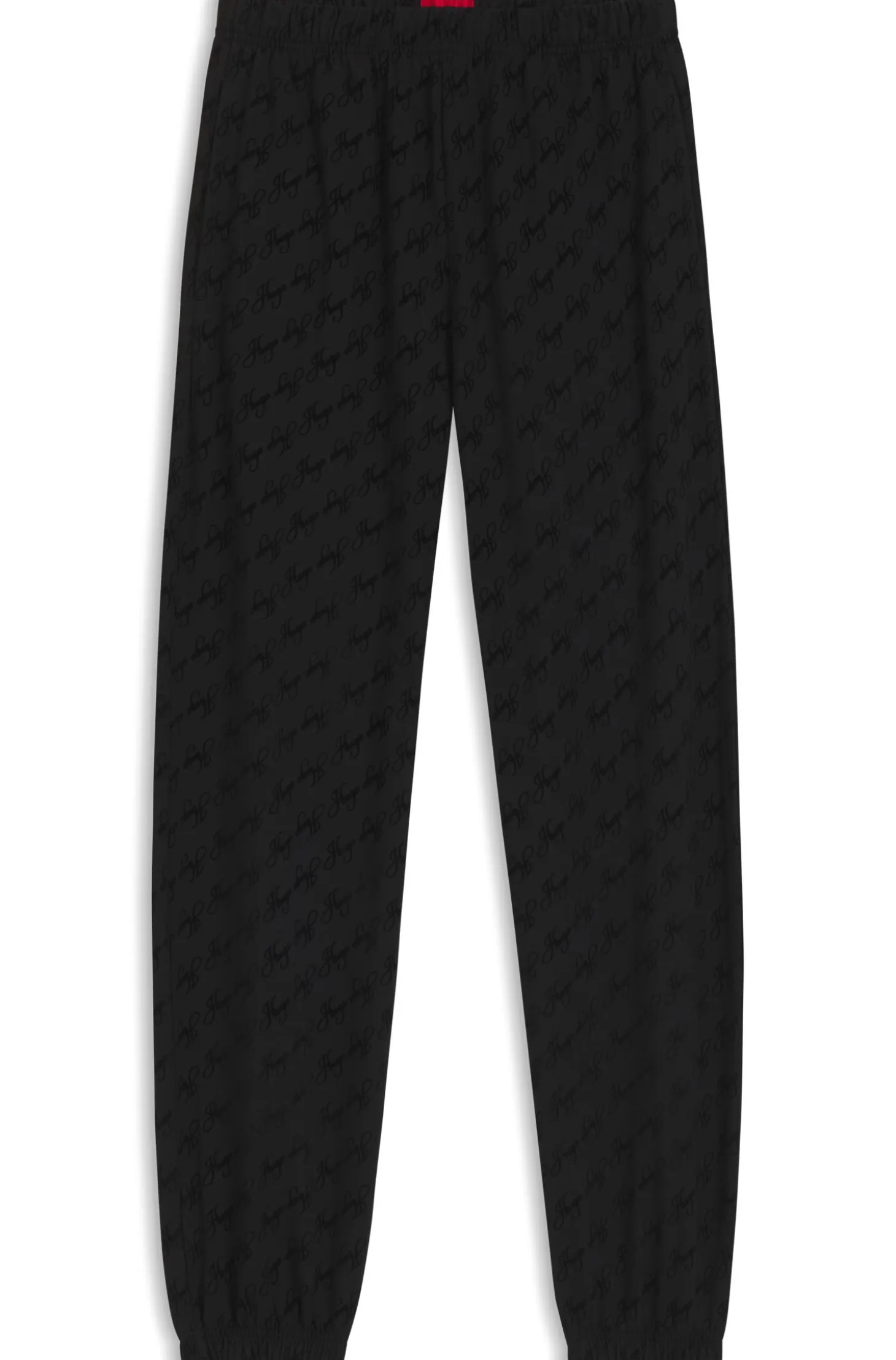 Relaxed-Fit Jogginghose mit geflocktem Logo-Print