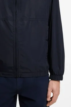 Relaxed-Fit Kapuzenjacke aus wasserabweisendem Gewebe