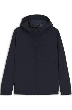Relaxed-Fit Kapuzenjacke aus wasserabweisendem Gewebe