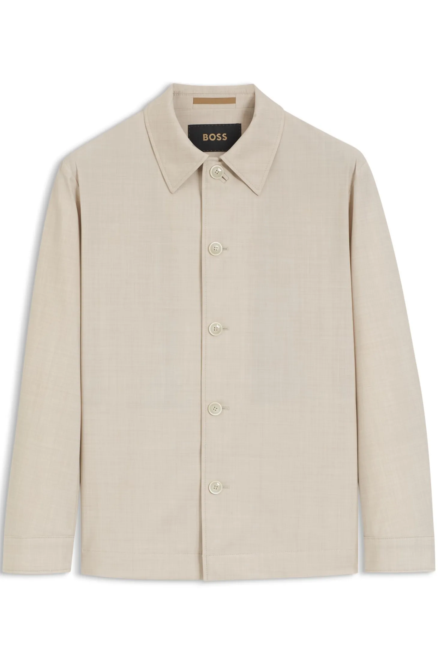 Relaxed-Fit Overshirt aus Drei-Lagen-Gewebe
