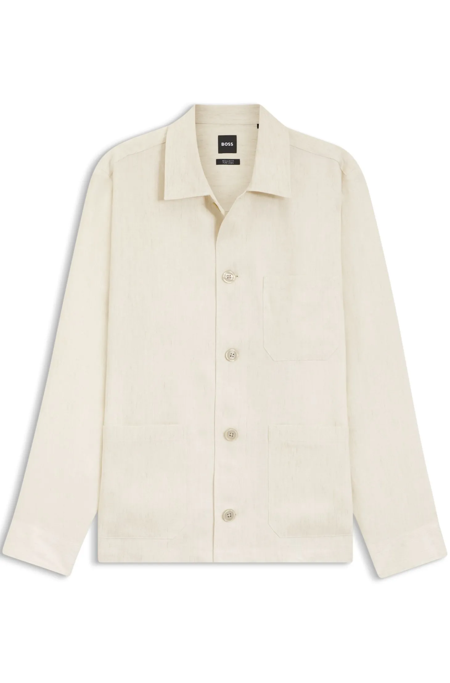 Relaxed-Fit Overshirt aus in Italien gefertigtem Leinen-Twill