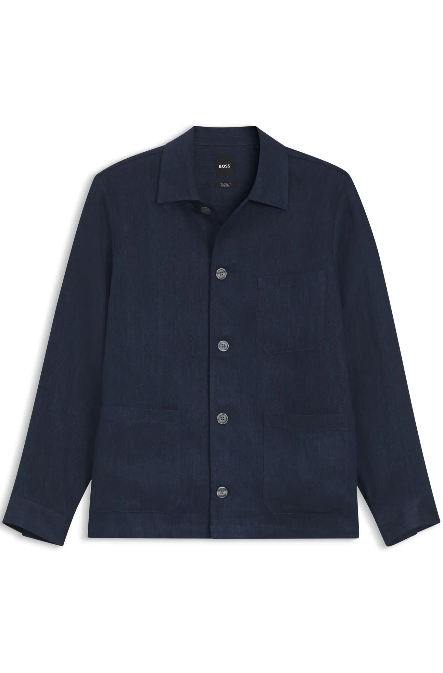Relaxed-Fit Overshirt aus in Italien gefertigtem Leinen-Twill