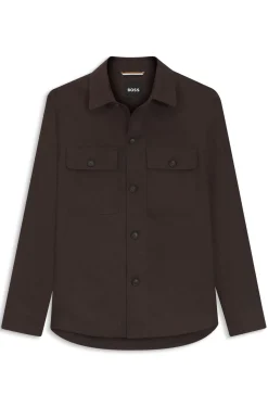 Relaxed-Fit Overshirt aus Leinen