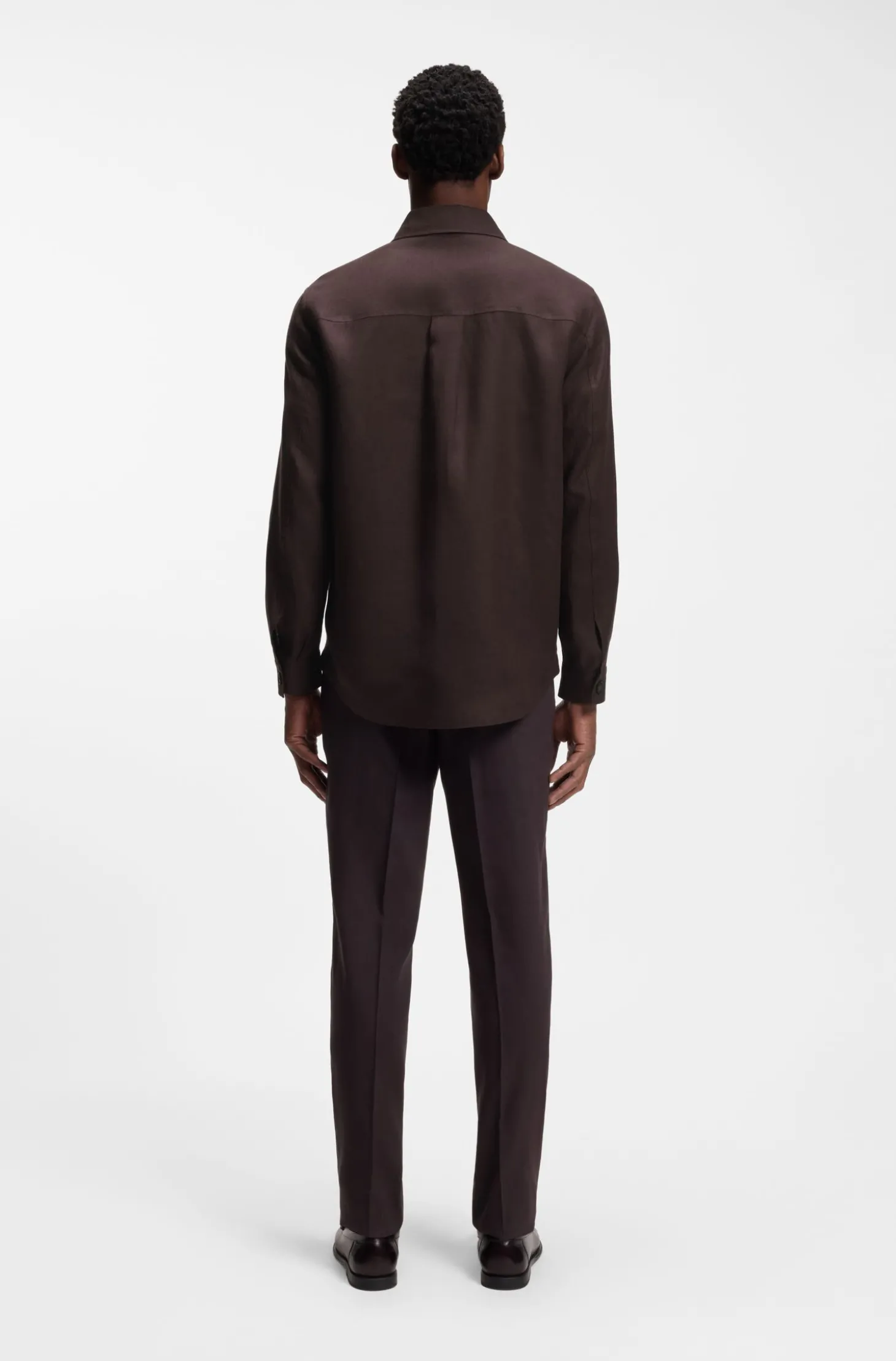 Relaxed-Fit Overshirt aus Leinen