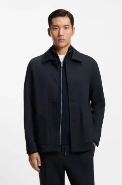 Relaxed-Fit Overshirt aus Performance-Stretch-Gewebe