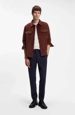 Relaxed-Fit Overshirt aus Stretch-Cord