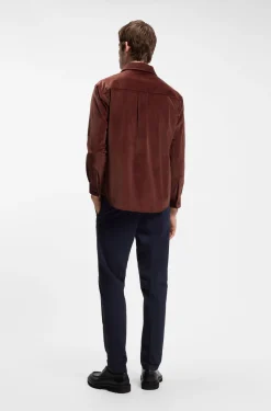 Relaxed-Fit Overshirt aus Stretch-Cord