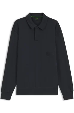 Relaxed-Fit Polo-Sweatshirt aus French Terry
