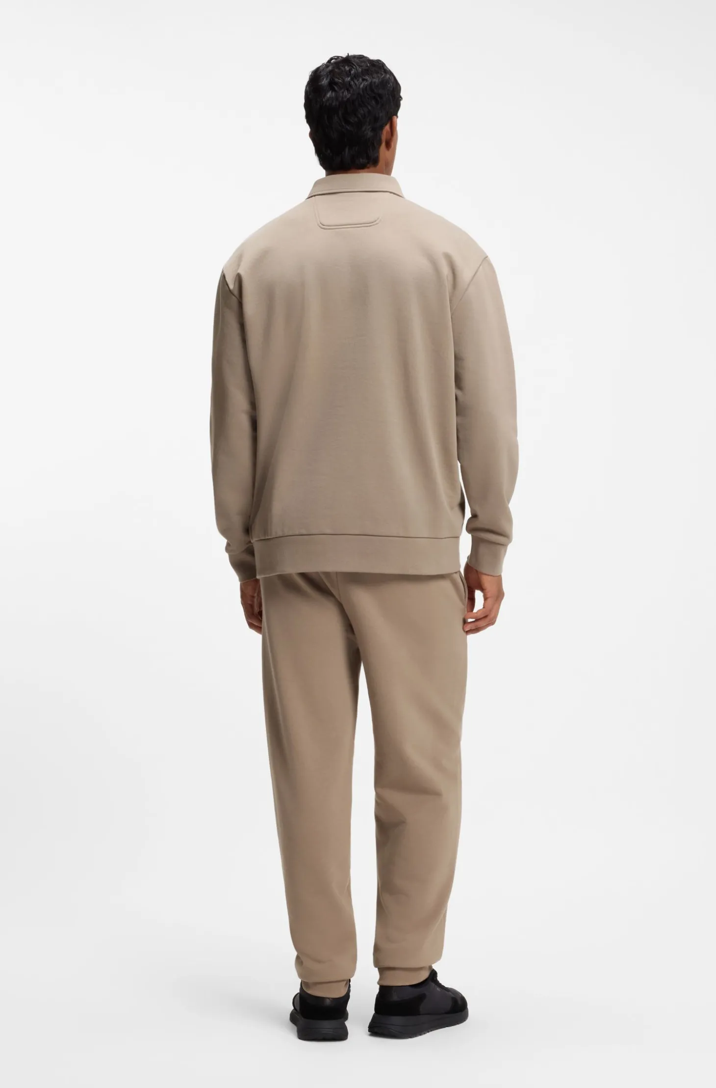 Relaxed-Fit Polo-Sweatshirt aus French Terry