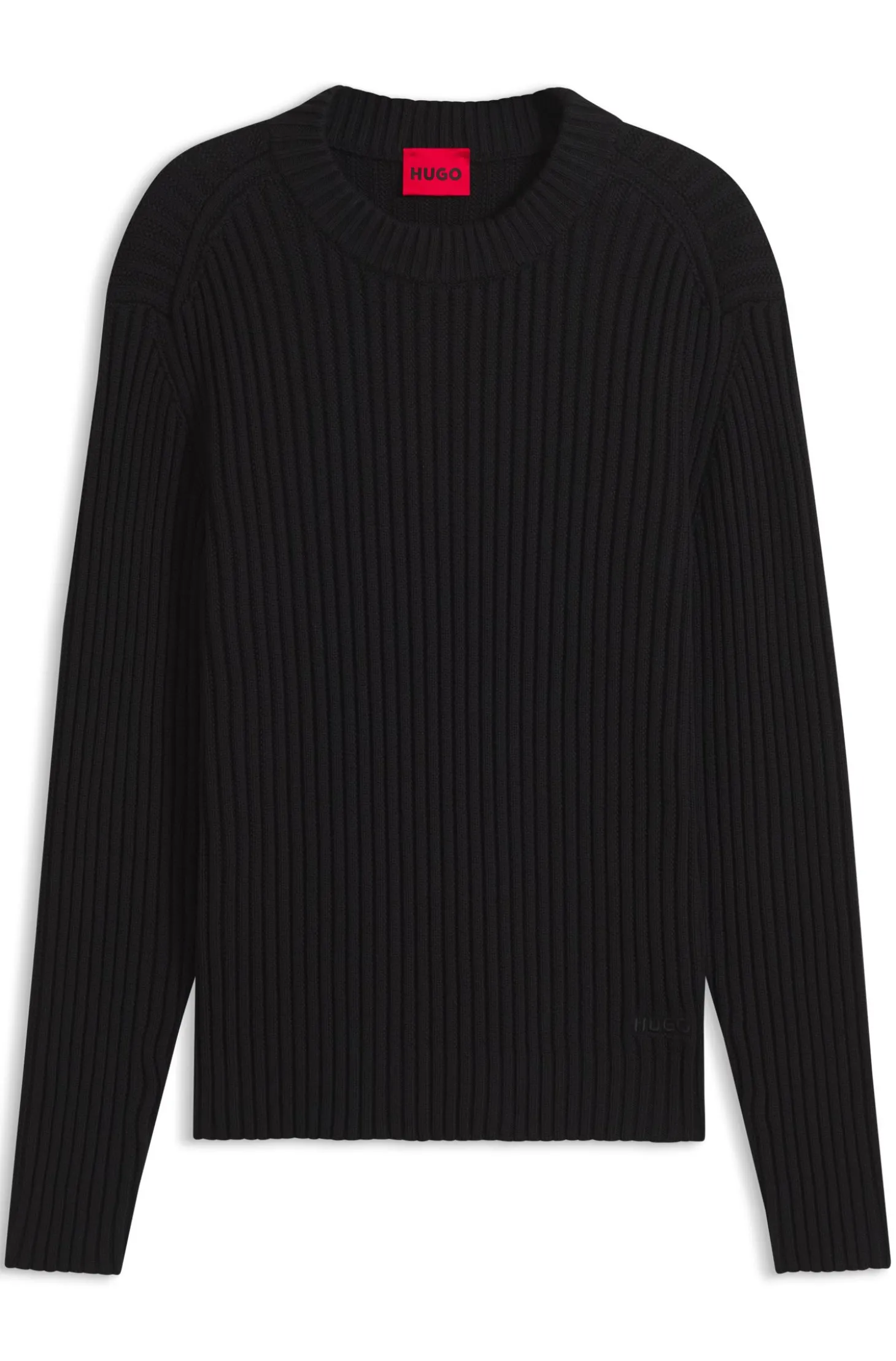 Relaxed-Fit Pullover aus gerippter Baumwolle