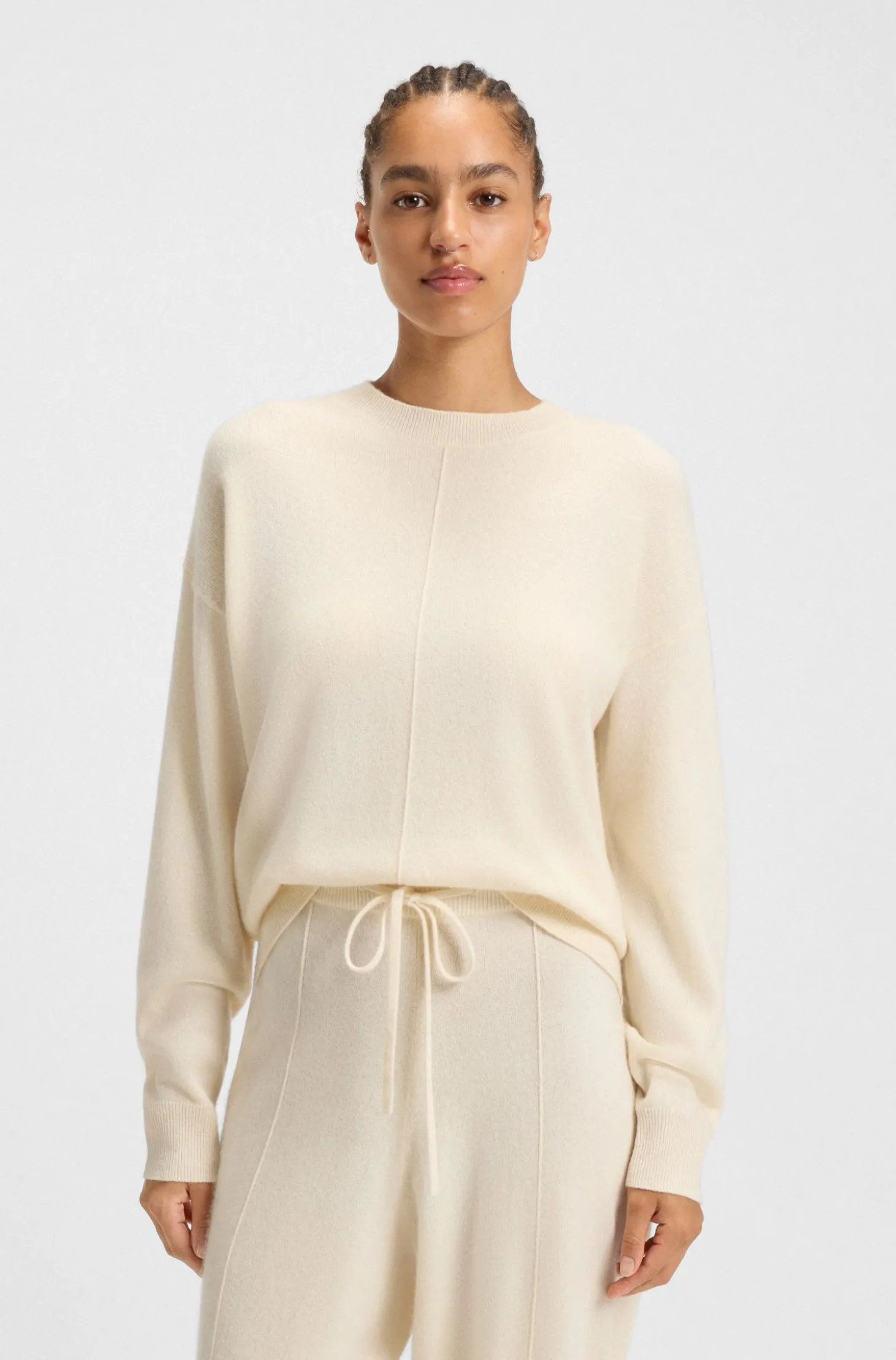 Relaxed-Fit Pullover aus 100 % Kaschmir