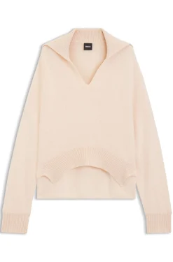 Relaxed-Fit Pullover aus Schurwolle mit Kaschmir
