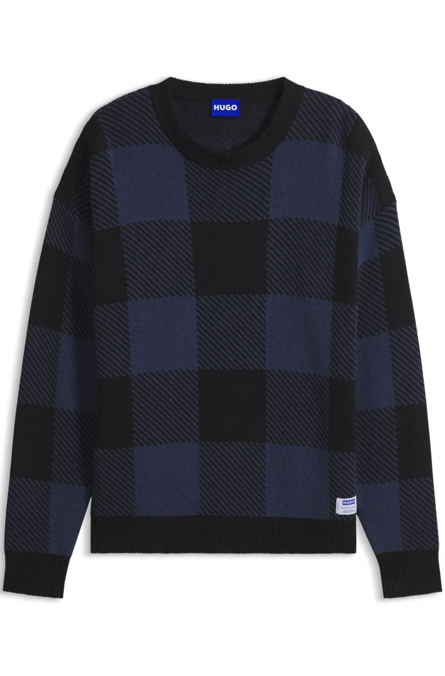 Relaxed-Fit Pullover mit Buffalo-Karo