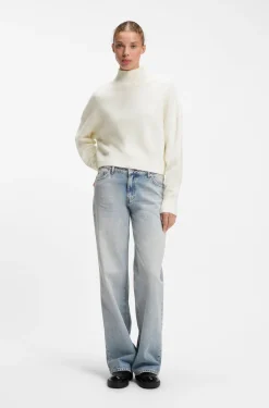 Relaxed-Fit Pullover mit Stehkragen