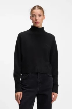 Relaxed-Fit Pullover mit Stehkragen