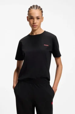 Relaxed-Fit Pyjama-Top aus Stretch-Baumwolle