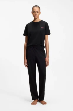 Relaxed-Fit Pyjama-Top aus Stretch-Baumwolle