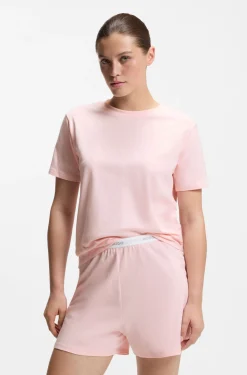 Relaxed-Fit Pyjama-Top aus Stretch-Baumwolle
