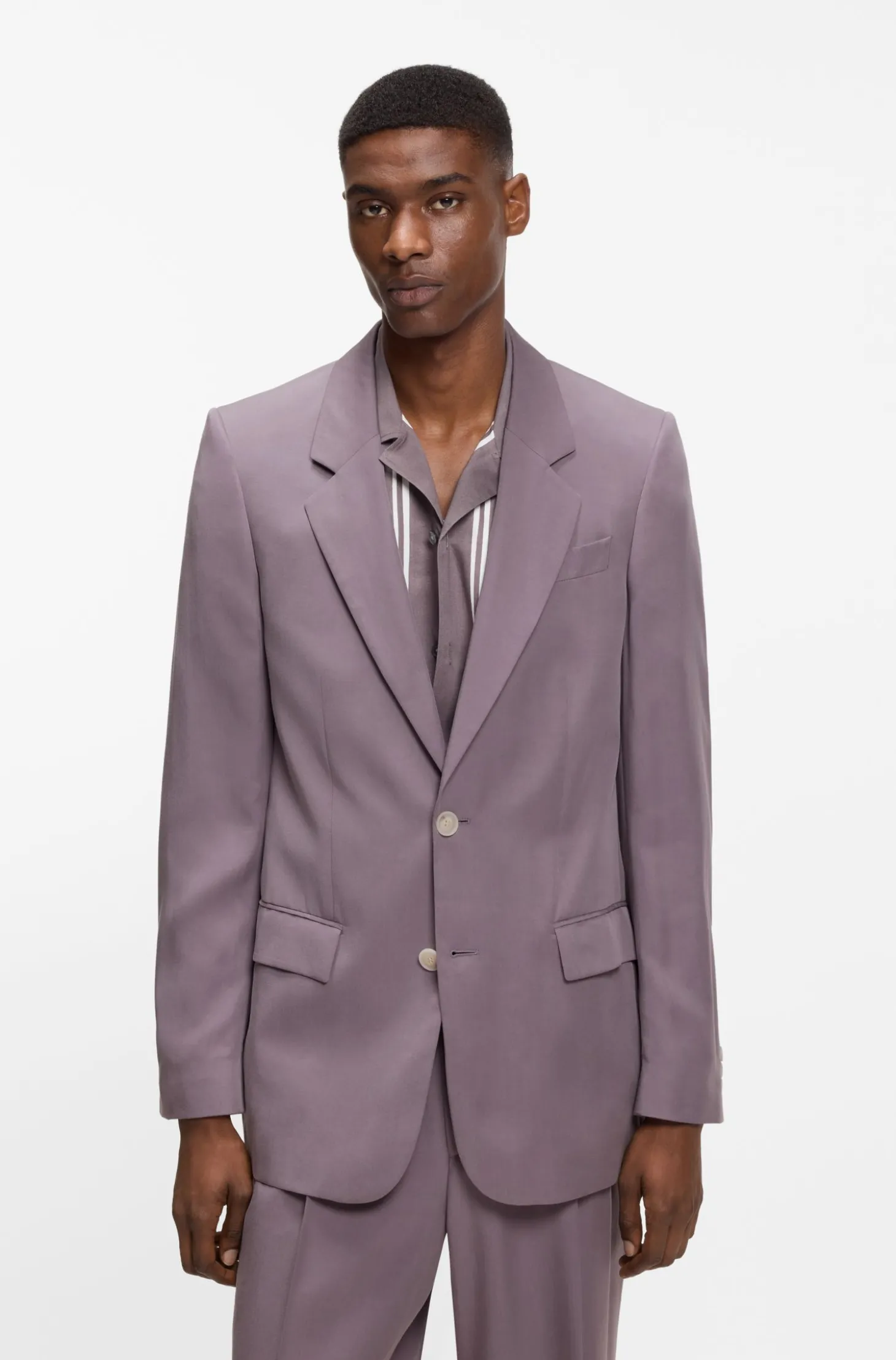 Relaxed-Fit Sakko aus Twill