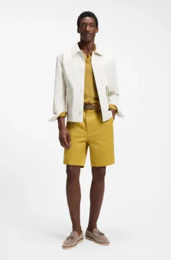 Relaxed-Fit Shorts aus Baumwolle mit Twill-Struktur