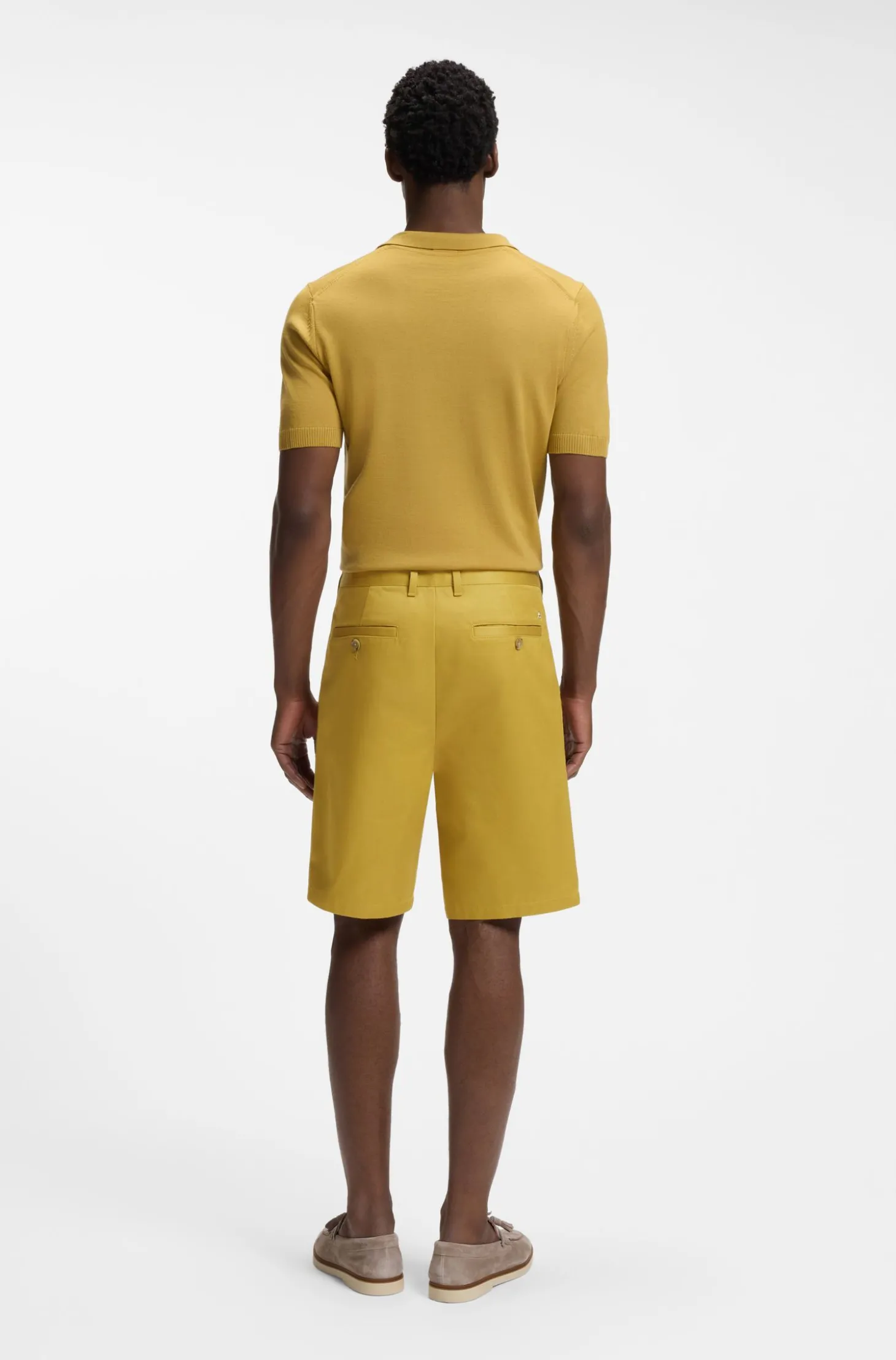 Relaxed-Fit Shorts aus Baumwolle mit Twill-Struktur