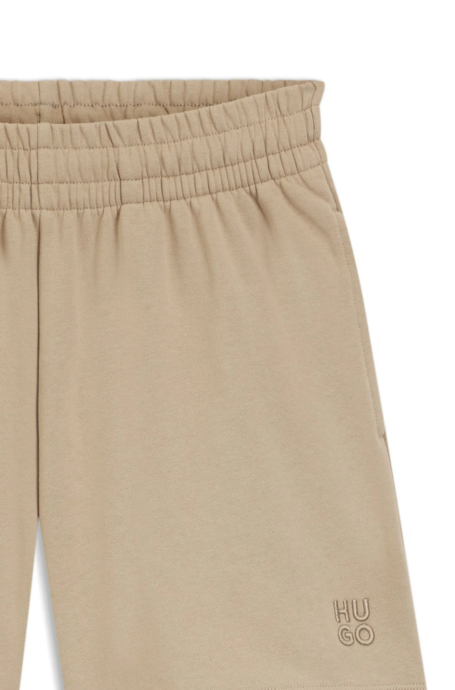 Relaxed-Fit Shorts aus Baumwoll-Terry mit Logo-Stickerei
