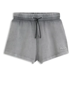 Relaxed-Fit Shorts aus Baumwoll-Terry mit geprägtem Logo