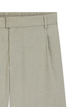 Relaxed-Fit Shorts mit Hahnentritt-Muster