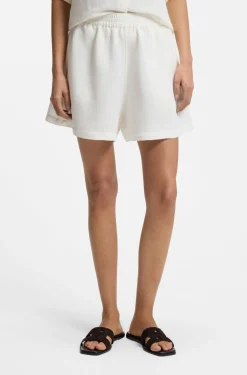 Relaxed-Fit Shorts mit Logo-Stickerei