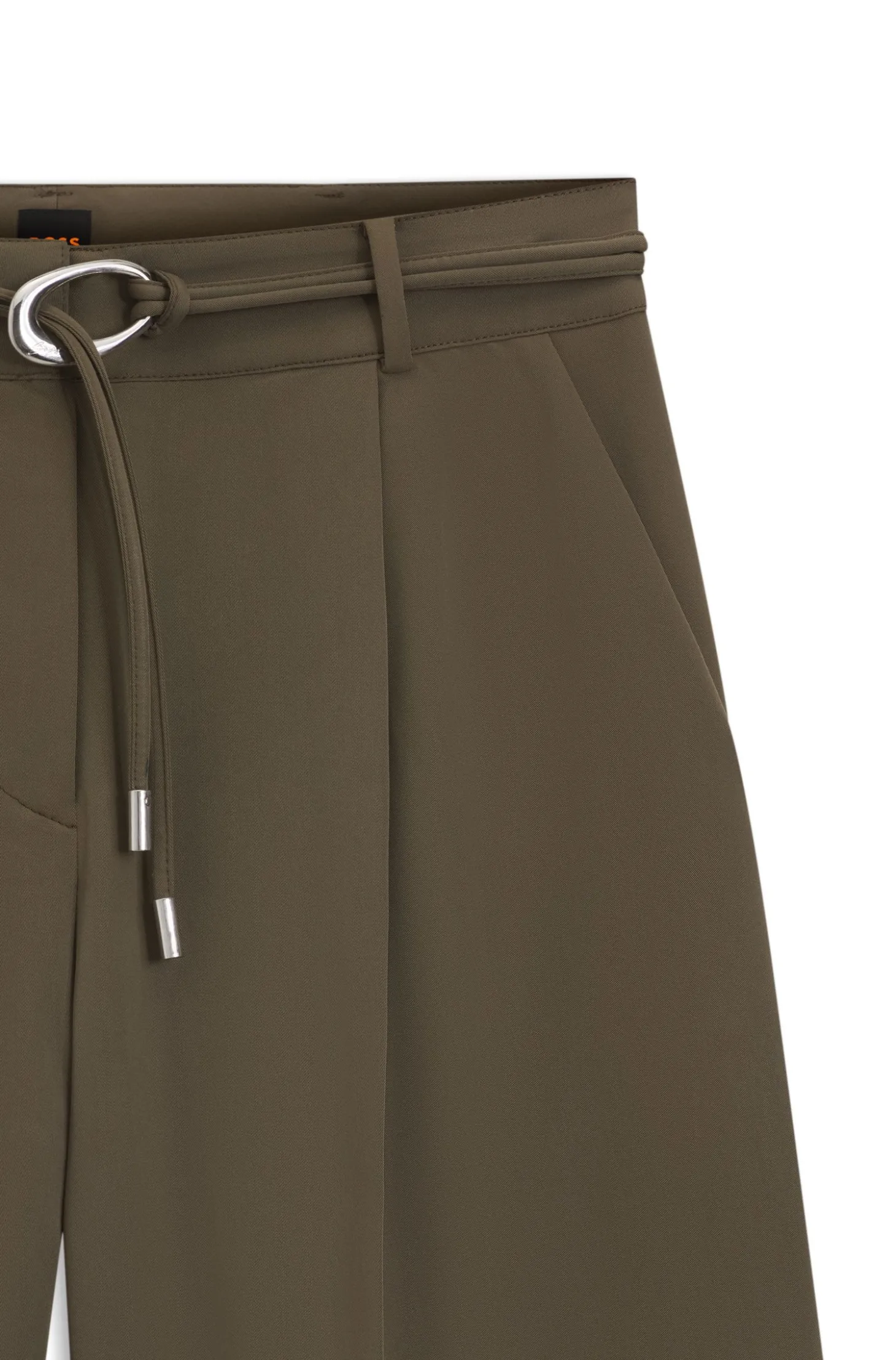 Relaxed-Fit Shorts mit Schnallengürtel