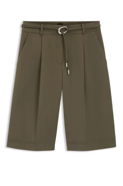 Relaxed-Fit Shorts mit Schnallengürtel