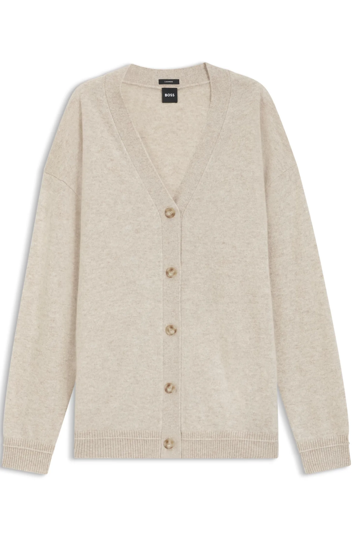 Relaxed-Fit Strickjacke aus Kaschmir