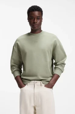 Relaxed-Fit Sweatshirt aus Baumwoll-Terry mit Logo-Detail