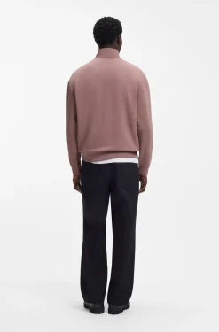 Relaxed-Fit Sweatshirt aus Baumwolle mit Troyerkragen