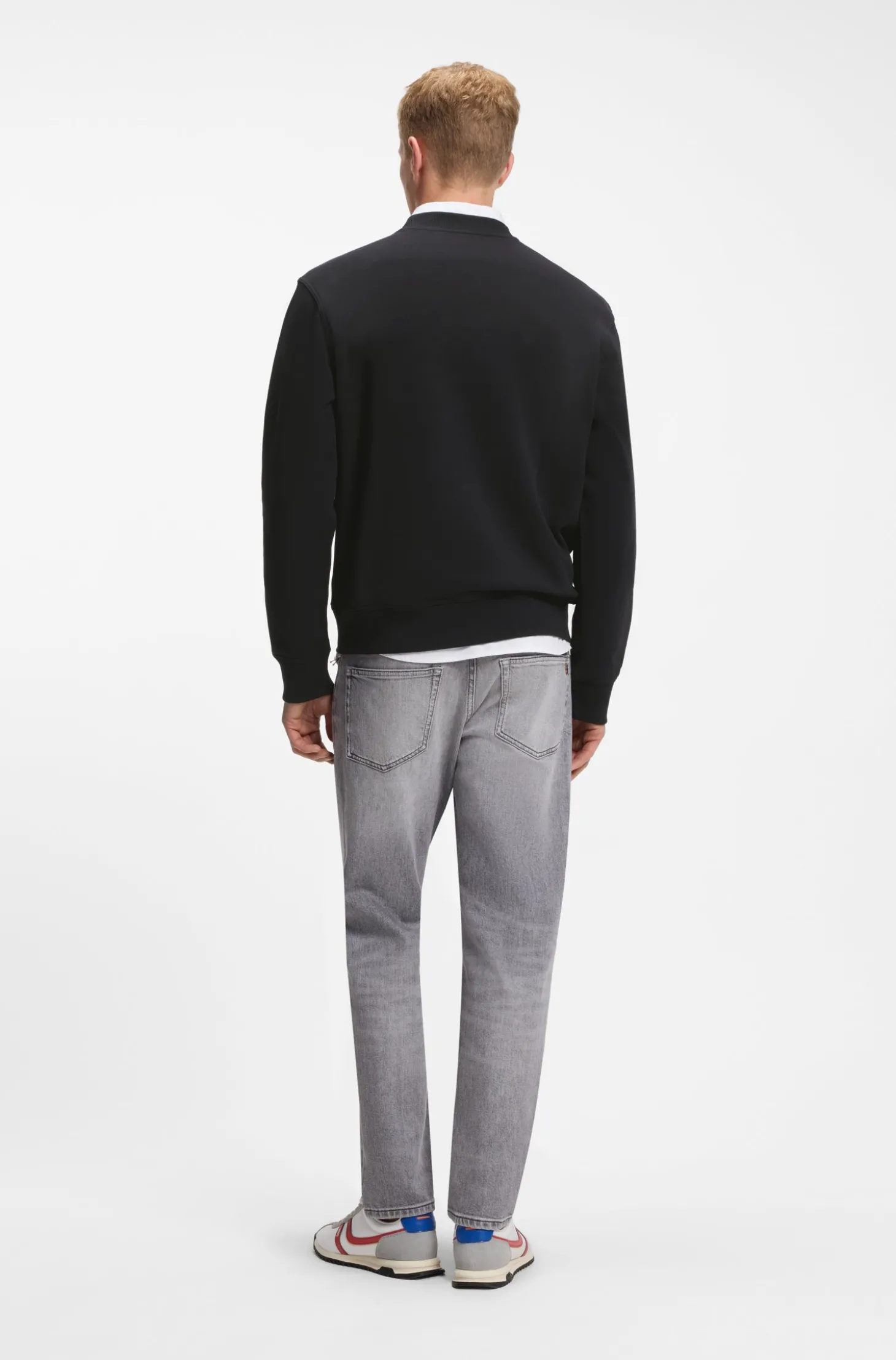 Relaxed-Fit Sweatshirt aus Baumwoll-Terry mit Logo-Stickerei