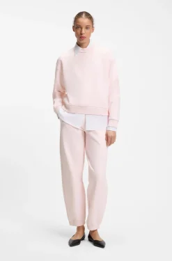 Relaxed-Fit Sweatshirt aus Baumwolle mit Logo-Stickerei
