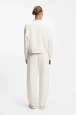 Relaxed-Fit Sweatshirt aus Baumwolle mit Logo-Stickerei