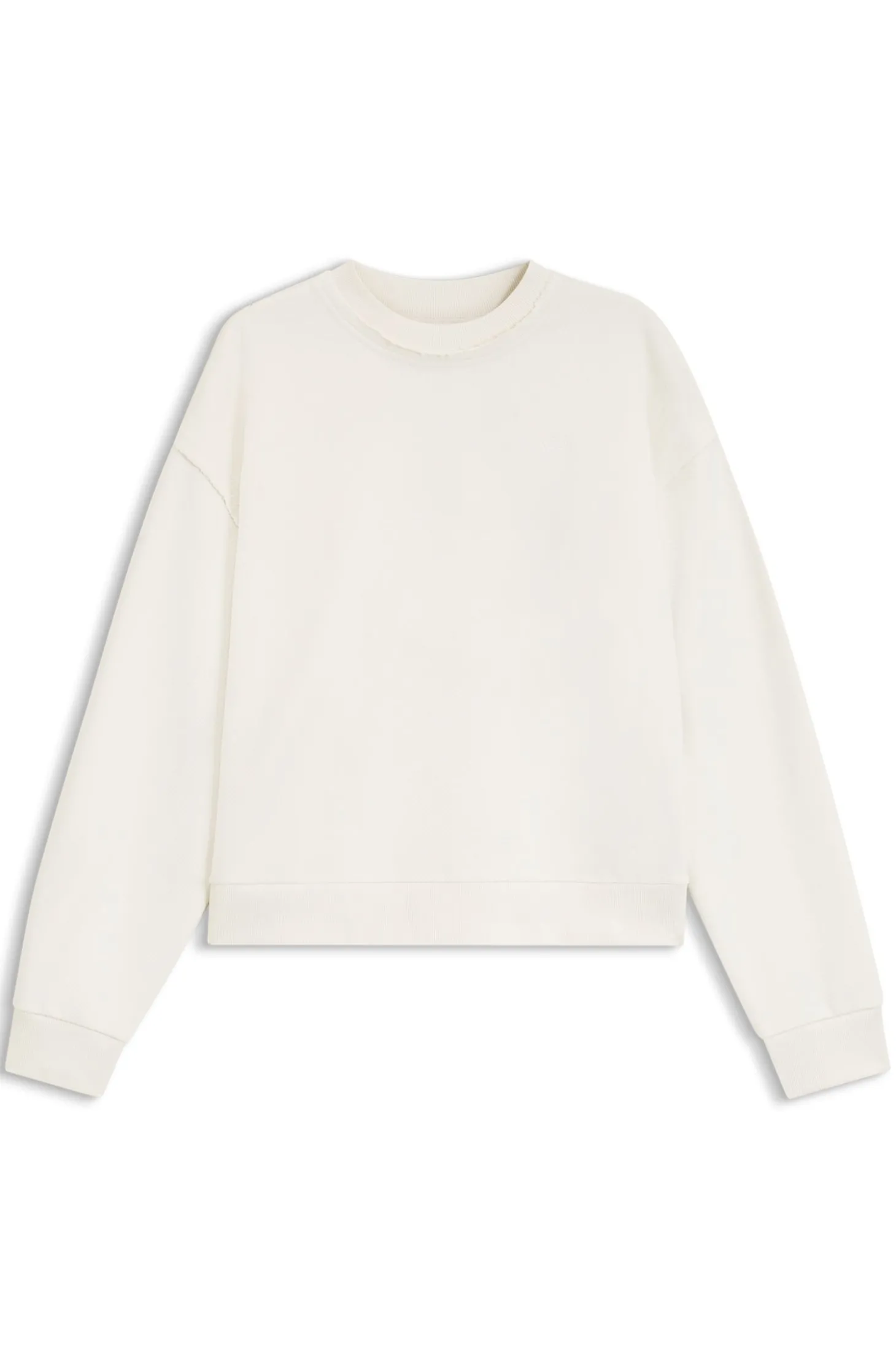 Relaxed-Fit Sweatshirt aus Baumwolle mit Logo-Stickerei
